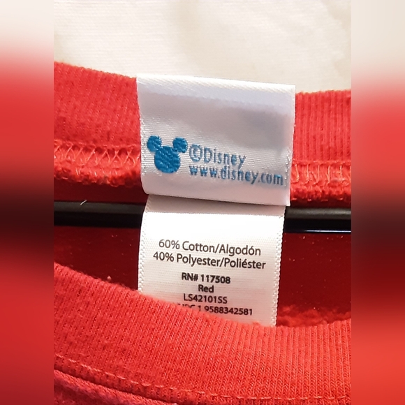 Red Mickey and Friends Sweatshirt - Picture 2 of 2